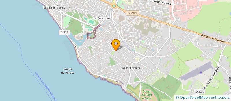 localisation de l'entreprise CLUSAME à LES SABLES D'OLONNE