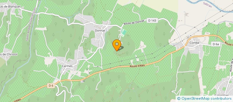 localisation de l'entreprise CLUSEL GRANULATS  VENEJAN