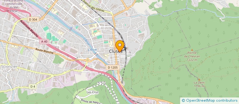 localisation de l'entreprise CLUSES IMAGES  CLUSES