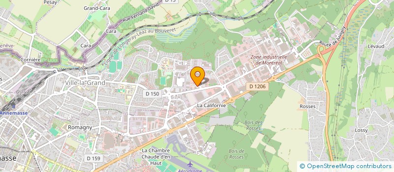 localisation de l'entreprise CLUSES INVEST  VILLE-LA-GRAND