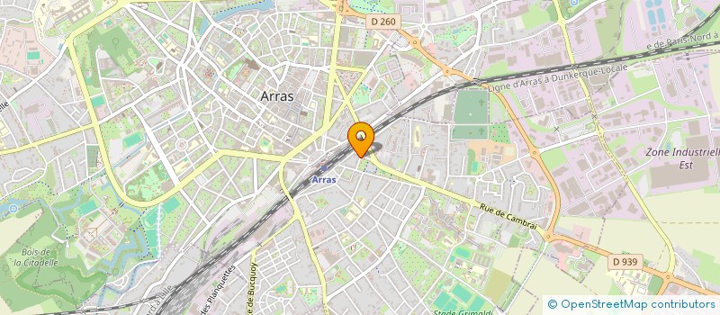 localisation de l'entreprise CLUSIUS à ARRAS