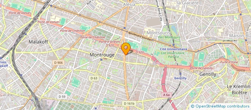 localisation de l'entreprise CLUSTER COMPANY à MONTROUGE