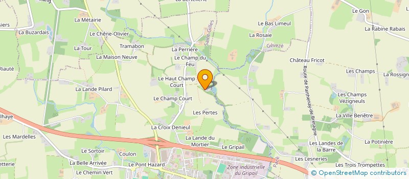 localisation de l'entreprise CLUSTER EDTECH FRANCE GRAND OUEST  SAINT-GILLES