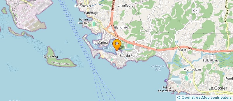 localisation de l'entreprise CLUSTER ILOSPORT à LE GOSIER