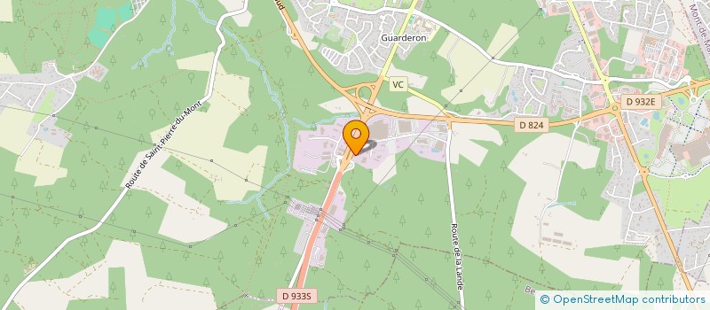 localisation de l'entreprise CLUSTER STPM à SAINT-PIERRE-DU-MONT