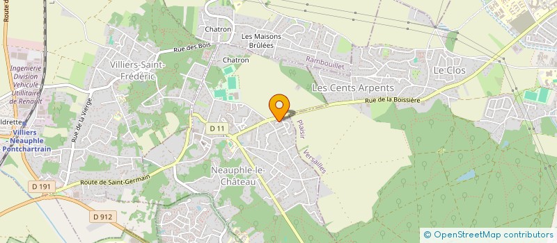 localisation de l'entreprise CLUSTER Z à NEAUPHLE-LE-CHATEAU