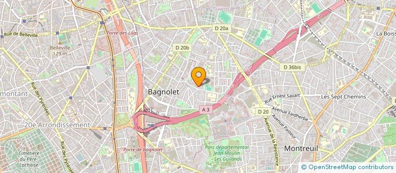 localisation de l'entreprise CLUSTERX ACADEMY à BAGNOLET