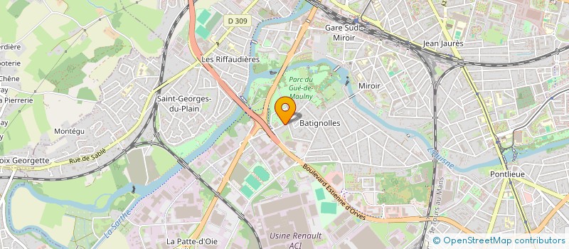 localisation de l'entreprise CLUTCH  LE MANS