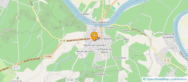 localisation de l'entreprise CLUZANT GILLES à GREZILLAC