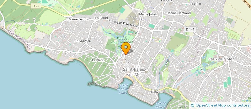 localisation de l'entreprise CLUZEL DEZANDEZ  SAINT-PALAIS-SUR-MER