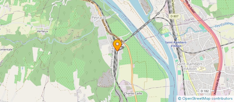 localisation de l'entreprise CLUZEL FRERES  ANDANCE