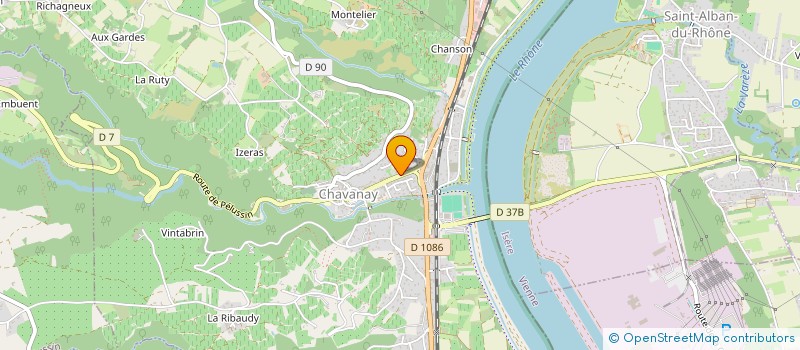 localisation de l'entreprise CLUZEL FRERES  CHAVANAY