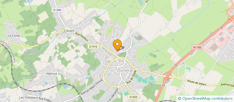 localisation de l'entreprise CLUZEL PARTICIPATIONS à DOMERAT