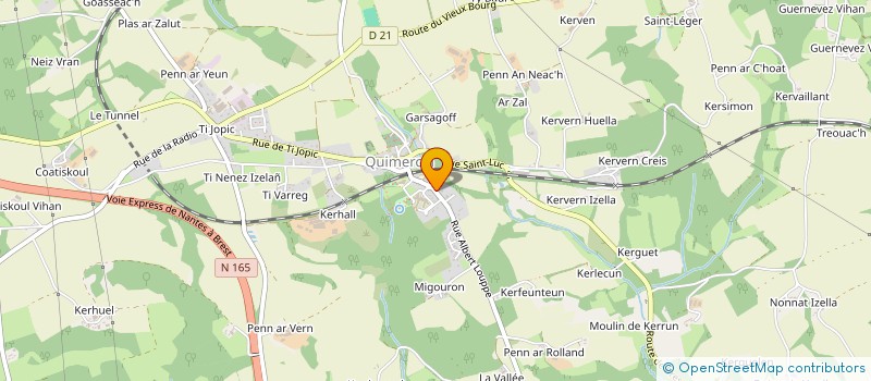 localisation de l'entreprise CLUZET PERE ET FILS  PONT-DE-BUIS-LES-QUIMERCH