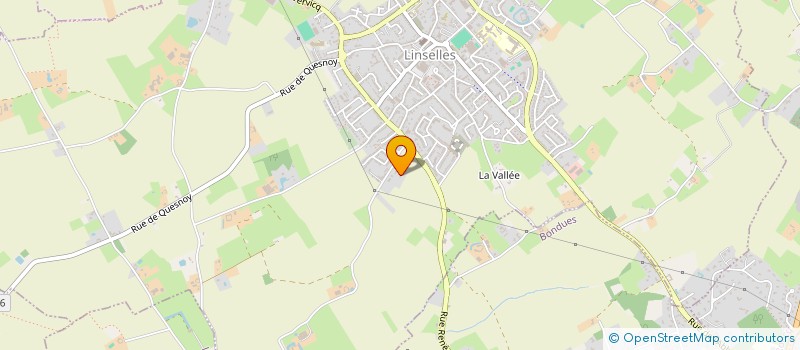 localisation de l'entreprise CLV à LINSELLES