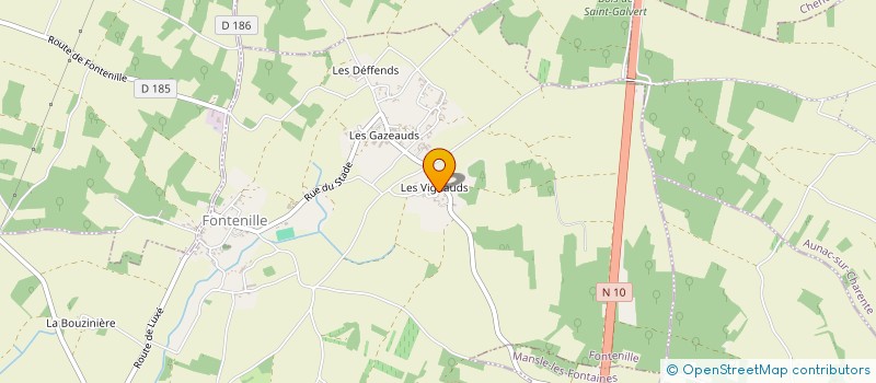 localisation de l'entreprise CLV à PUYREAUX