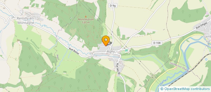 localisation de l'entreprise CLV  AGEY