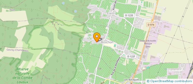 localisation de l'entreprise CLV  BROCHON