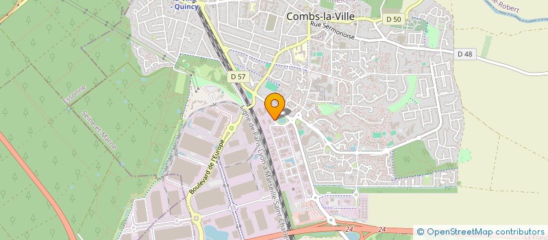 localisation de l'entreprise CLV AUTOMOBILES  COMBS-LA-VILLE