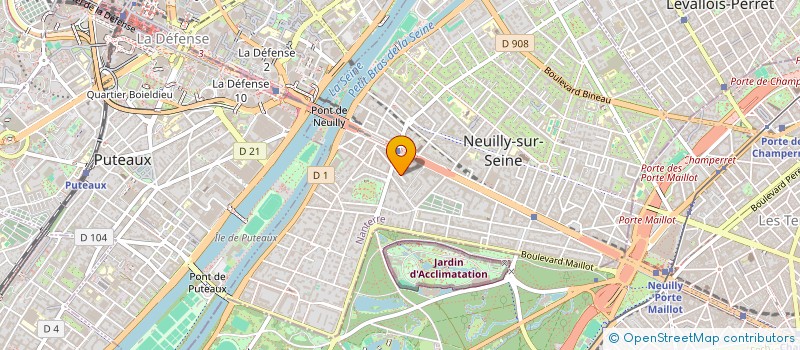 localisation de l'entreprise CLV DEVELOPPEMENT à NEUILLY-SUR-SEINE