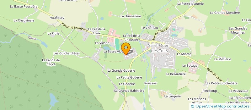 localisation de l'entreprise CLV GROUPE  SAINT-OUEN-DES-TOITS
