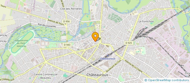 localisation de l'entreprise CLVDPP à CHATEAUROUX