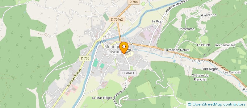 localisation de l'entreprise CLX à MONTIGNAC-LASCAUX
