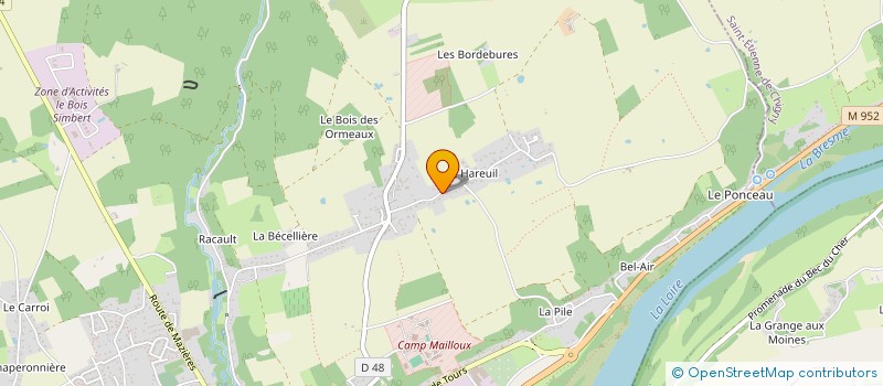 localisation de l'entreprise CLX SERVICES  CINQ-MARS-LA-PILE