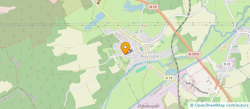 localisation de l'entreprise CLYC à BOUROGNE