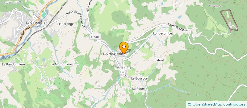 localisation de l'entreprise CLYD  COURZIEU