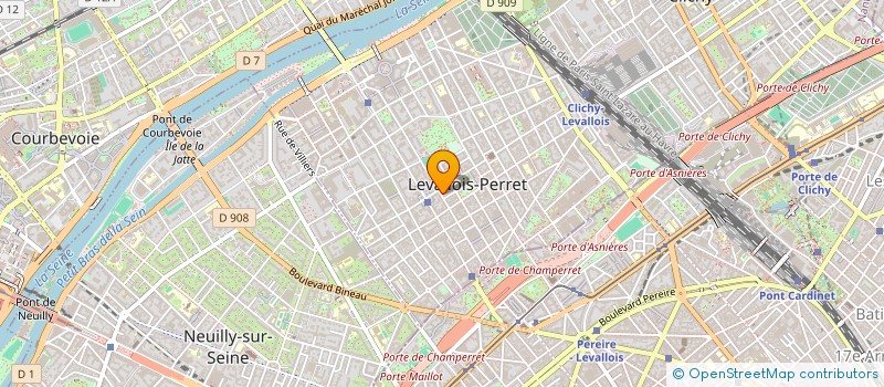 localisation de l'entreprise CLYD INV. à LEVALLOIS-PERRET