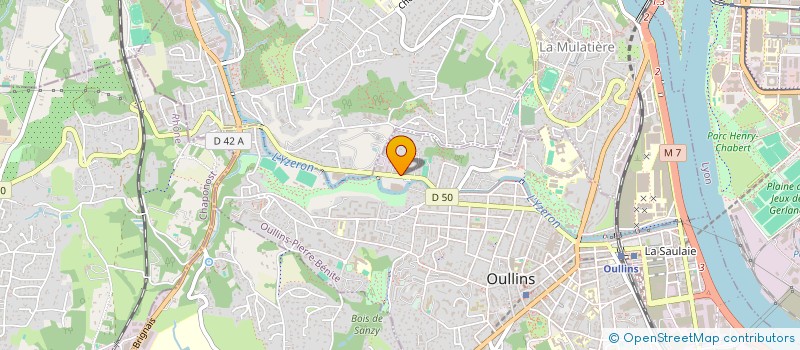 localisation de l'entreprise CLYDE 05  OULLINS-PIERRE-BENITE