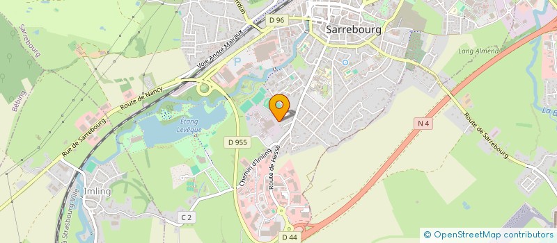 localisation de l'entreprise CLYF DISTRIBUTION  SARREBOURG