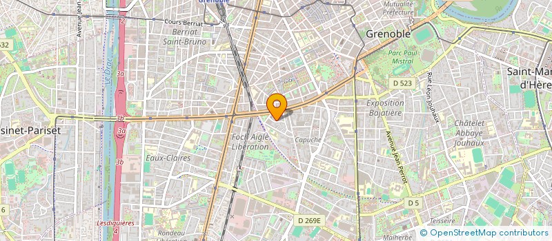 localisation de l'entreprise CLYKY RENOV EURL à GRENOBLE