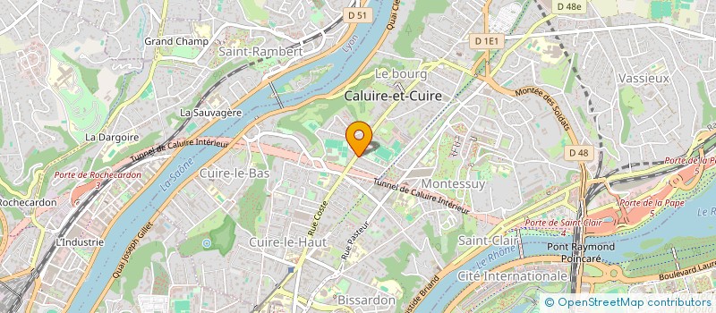 localisation de l'entreprise CLYMA - CIE LYONNAISE DE MEDIA à CALUIRE-ET-CUIRE