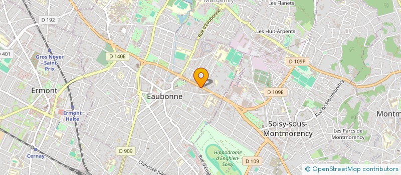 localisation de l'entreprise CLYO COIFFURE à EAUBONNE