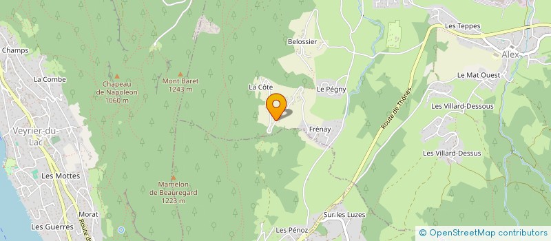 localisation de l'entreprise CLYP  ALEX