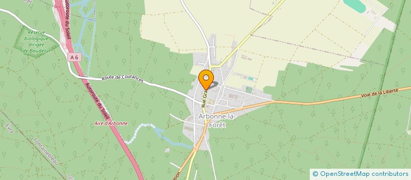 localisation de l'entreprise CLYS HABITAT  ARBONNE-LA-FORET