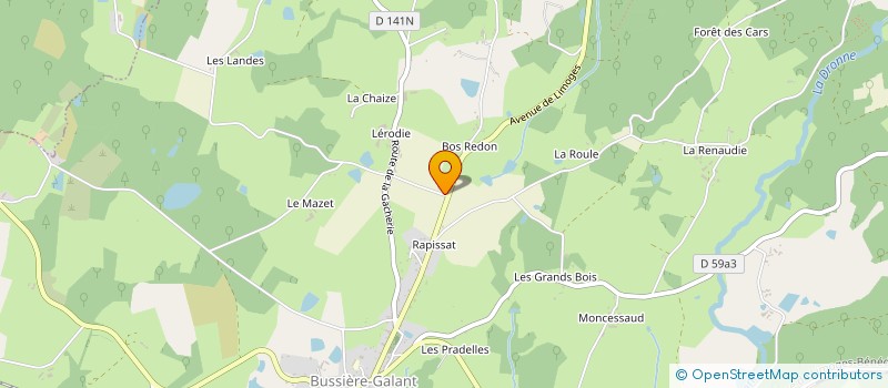 localisation de l'entreprise CLYSIA GROUPE à BUSSIERE-GALANT