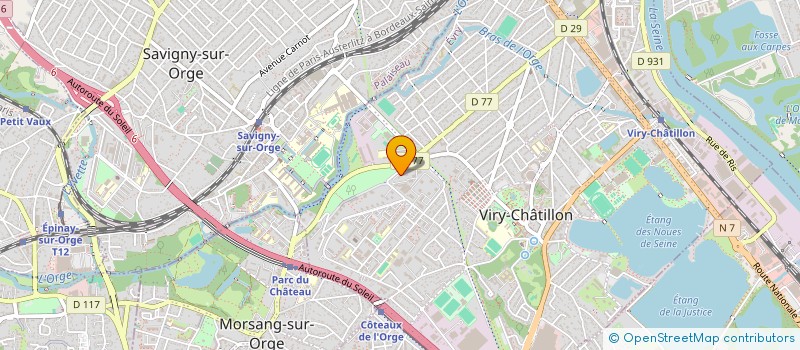 localisation de l'entreprise CLYVE à VIRY-CHATILLON