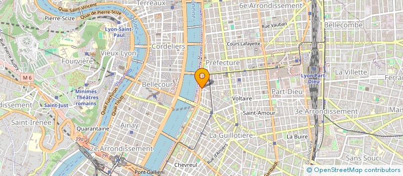 localisation de l'entreprise CM à LYON