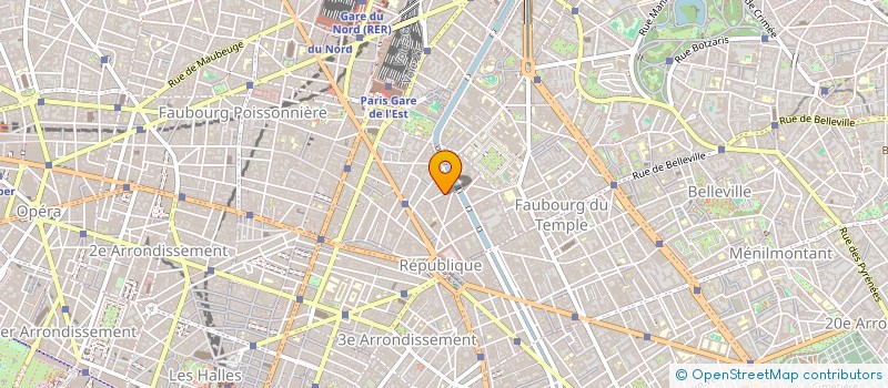 localisation de l'entreprise CM à PARIS