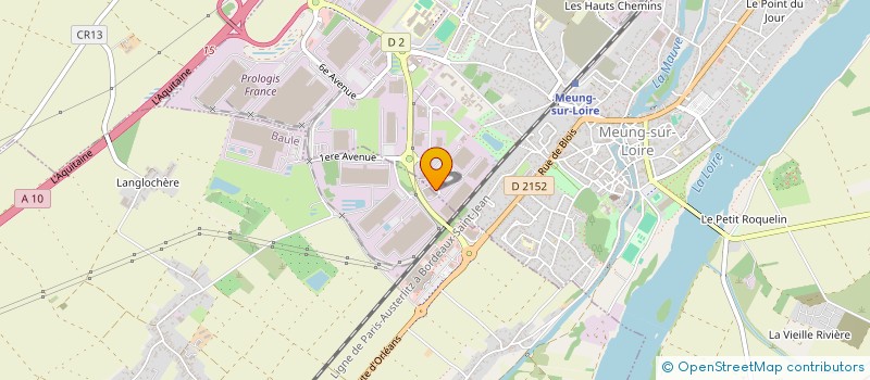 localisation de l'entreprise CM 41  MEUNG-SUR-LOIRE