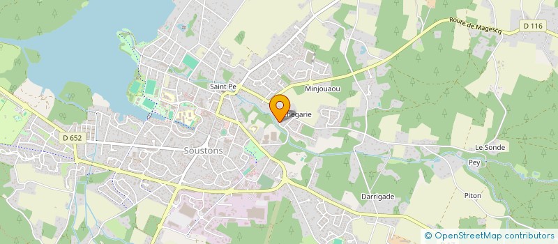 localisation de l'entreprise CM  SOUSTONS