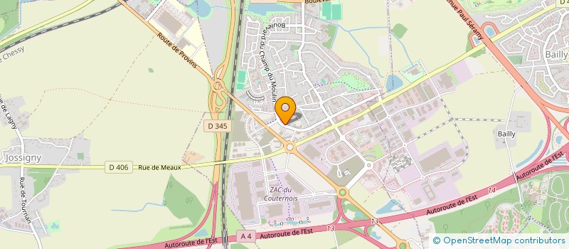 localisation de l'entreprise CM  SERRIS