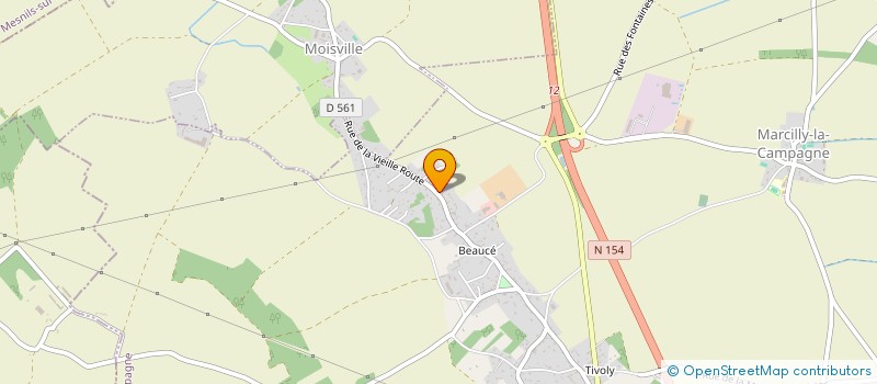 localisation de l'entreprise CM  MARCILLY-LA-CAMPAGNE