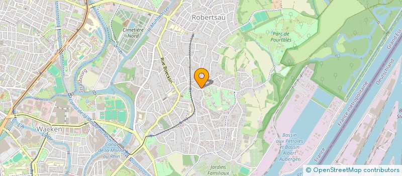 localisation de l'entreprise CM  STRASBOURG