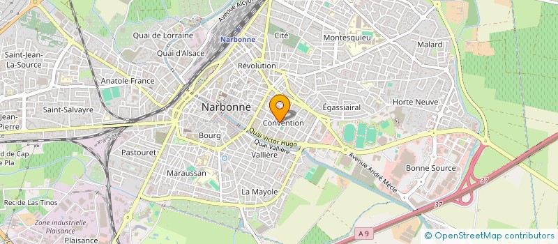 localisation de l'entreprise CM à NARBONNE