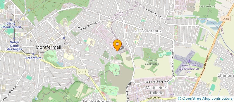 localisation de l'entreprise CM à MONTFERMEIL