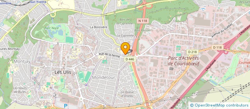 localisation de l'entreprise CM  ORSAY